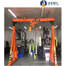 Small Gantry Crane with Chain Electric Hoist Hot Sale